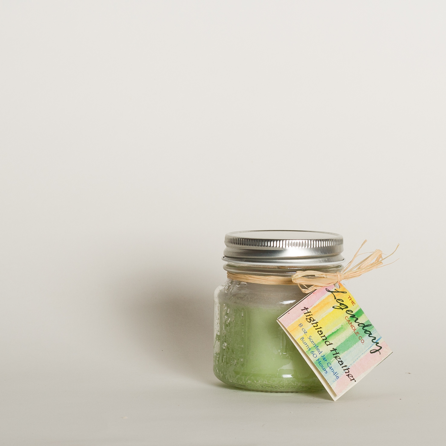 Highland Heather 8 Ounce Mason Jar Scented Candle The Legendary